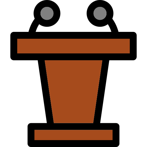 Lectern Generic Outline Color Icon