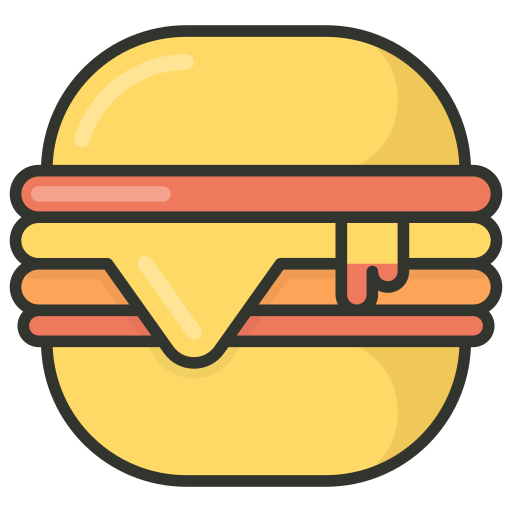 Burger Generic Outline Color icon