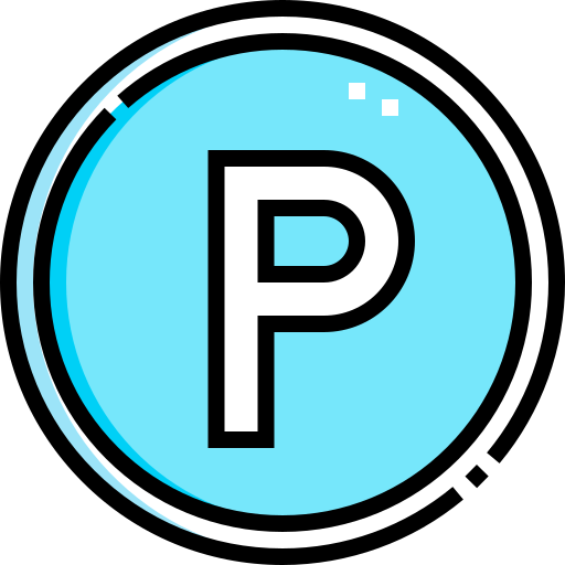 Parking sign Detailed Straight Lineal color icon