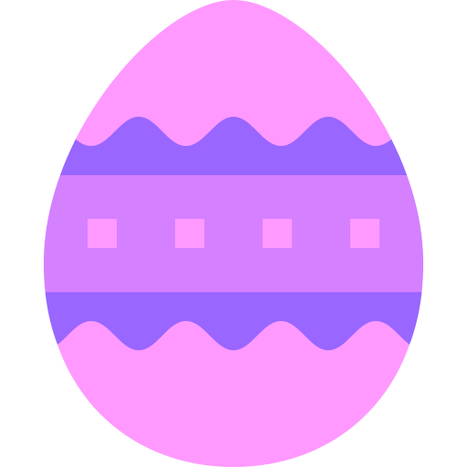 Easter egg Basic Sheer Flat icon