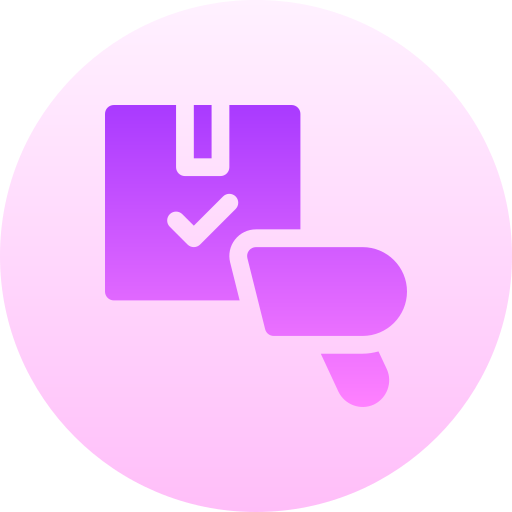 Scanner Basic Gradient Circular icon