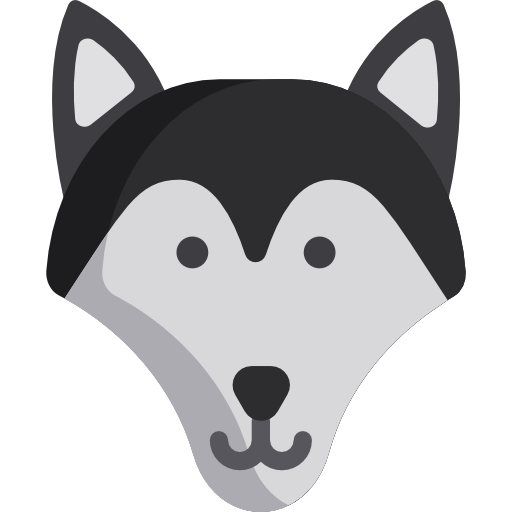 Siberian husky Special Flat icon