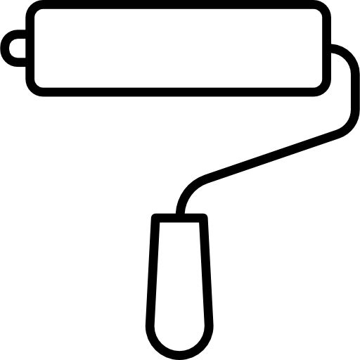 rodillo icono gratis