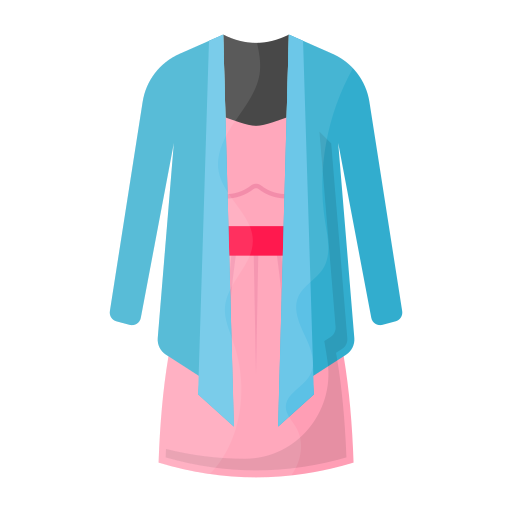 bata de noche icono gratis