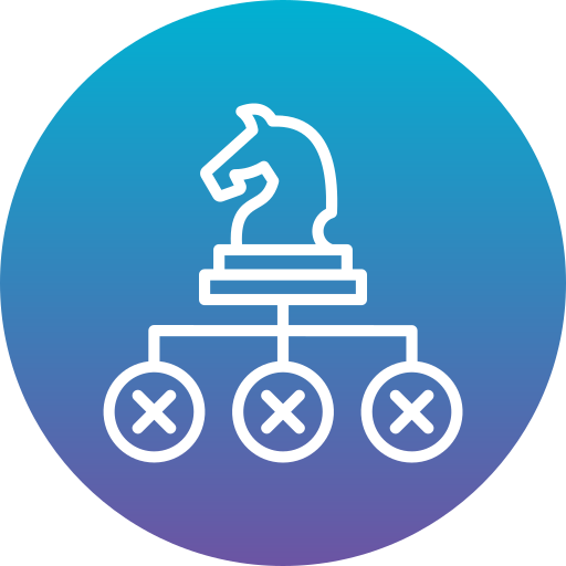 estrategia de negocios icono gratis