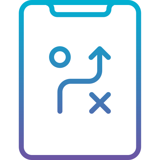 estrategia de negocios icono gratis