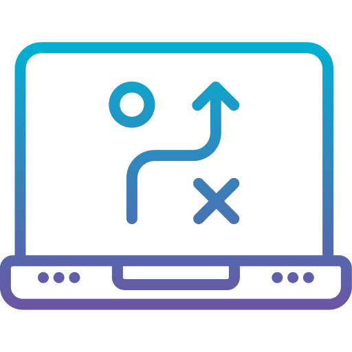 estrategia de negocios icono gratis