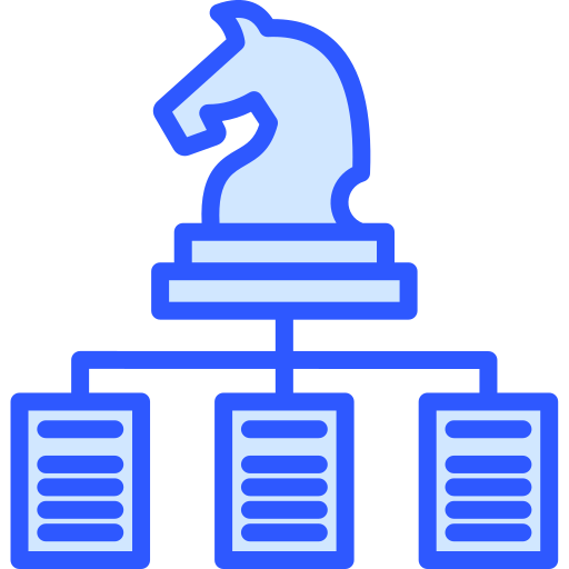 estrategia de negocios icono gratis