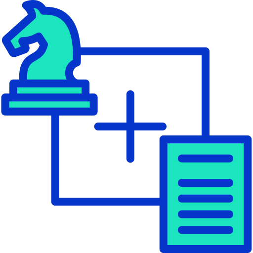 estrategia de planificación icono gratis