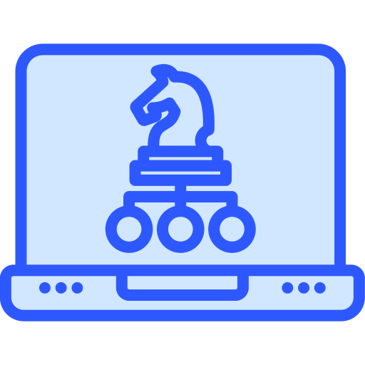 estrategia de negocios icono gratis