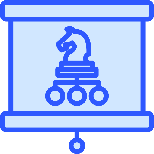 estrategia de negocios icono gratis