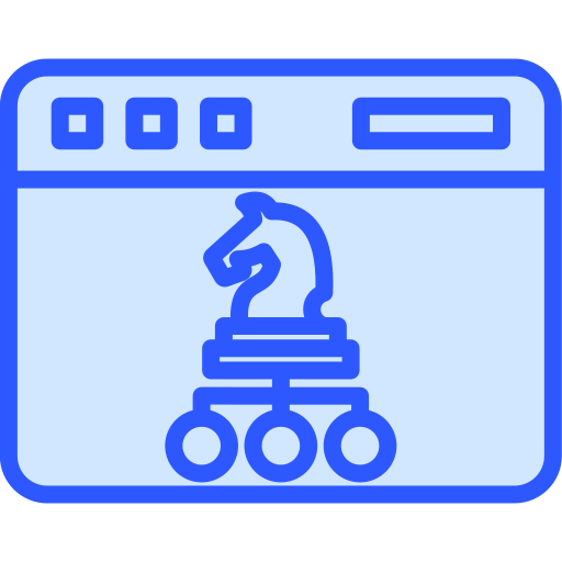 estrategia de negocios icono gratis