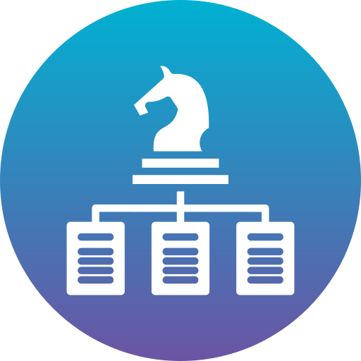 estrategia de negocios icono gratis