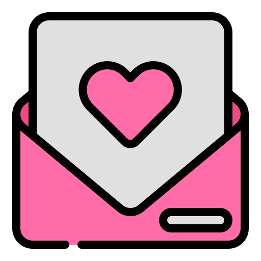 Letter Generic Outline Color icon