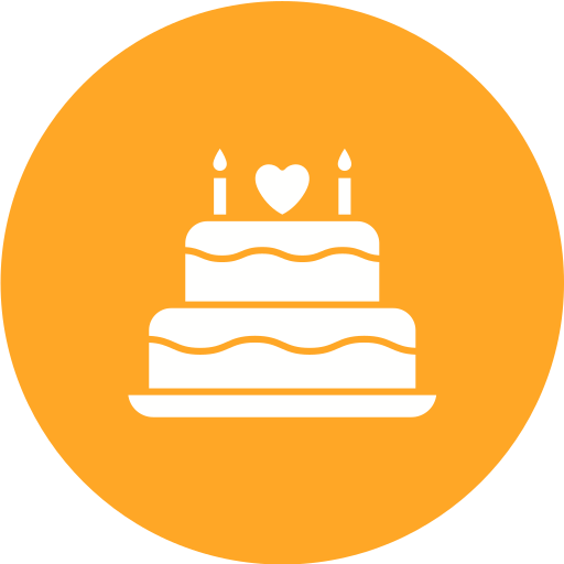 pastel de bodas icono gratis