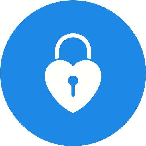 Heart lock free icon