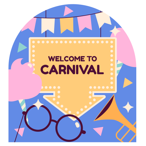 carnaval gratis sticker