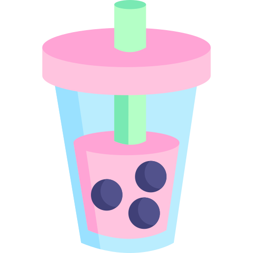 té de burbujas icono gratis