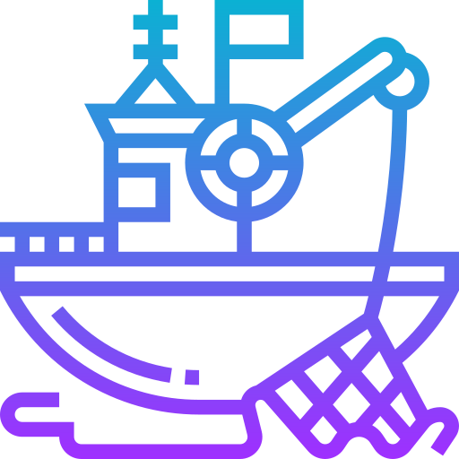 Fishing boat - free icon