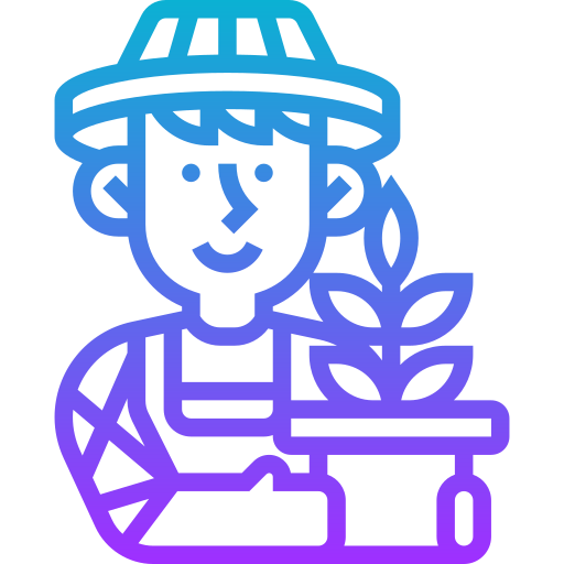 Gardener Meticulous Gradient icon