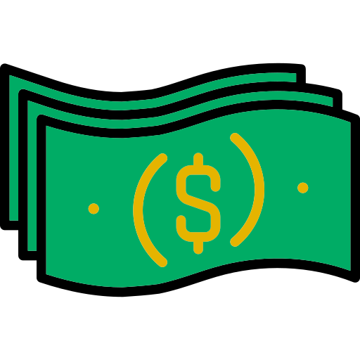 Dollar bill Generic Outline Color icon