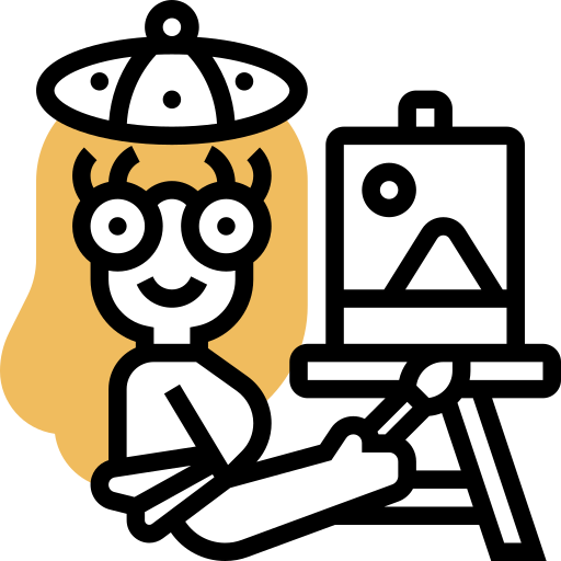 künstler kostenlos Icon künstler kostenlos Icon