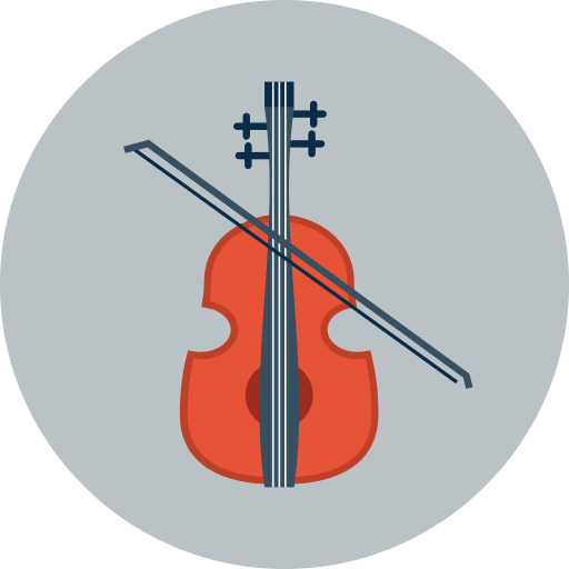 violín icono gratis