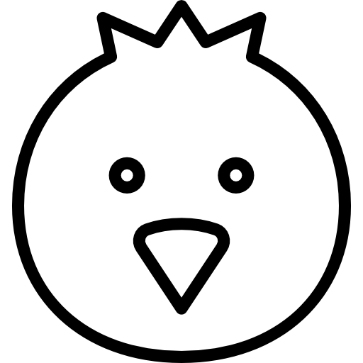 pájaro icono gratis