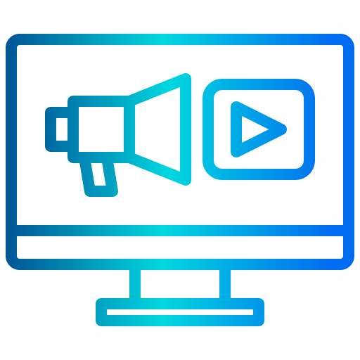 marketing vidéo Icône gratuit