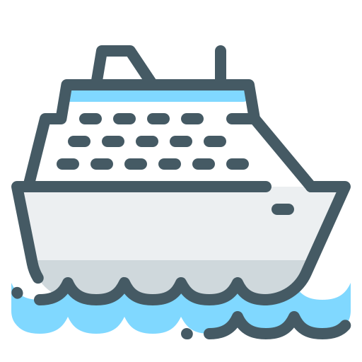 Ship Generic Outline Color icon