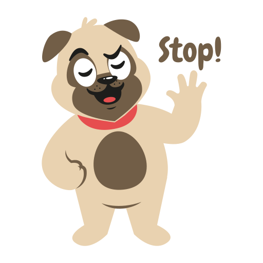 mops kostenlos Sticker mops kostenlos Sticker
