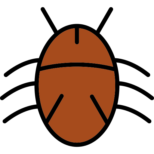 Bug Generic Outline Color icon