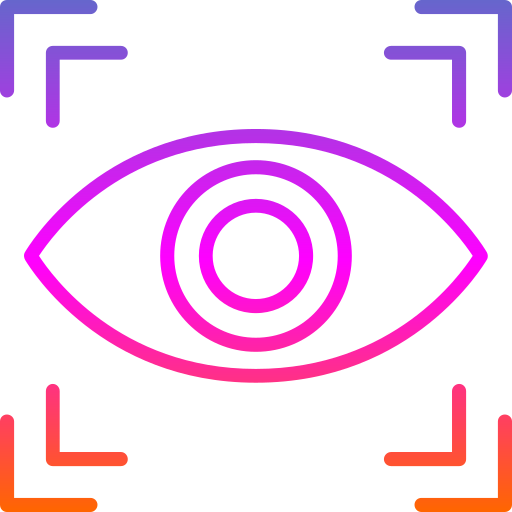 escáner ocular icono gratis