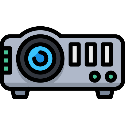 Projection - Free electronics icons