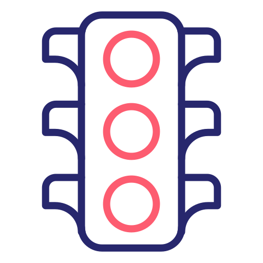 Traffic Lights Generic Outline Color Icon