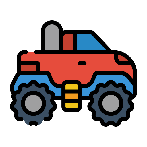 camión monstruo icono gratis