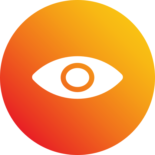 visión icono gratis