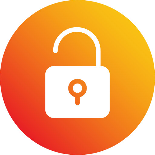 desbloqueado icono gratis