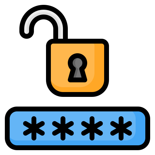 Password Generic Outline Color icon