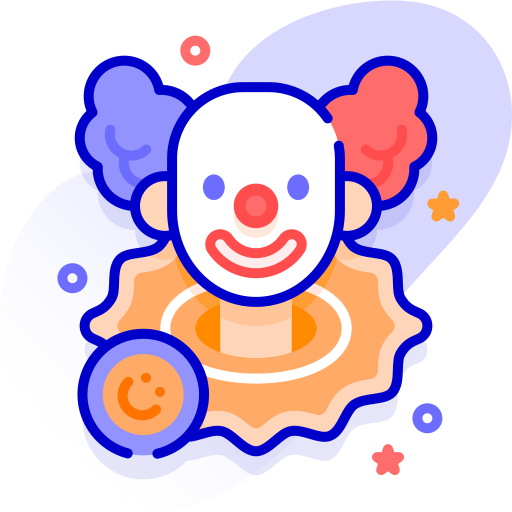 payaso icono gratis