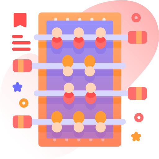 futbolín icono gratis