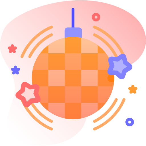 bola de disco icono gratis