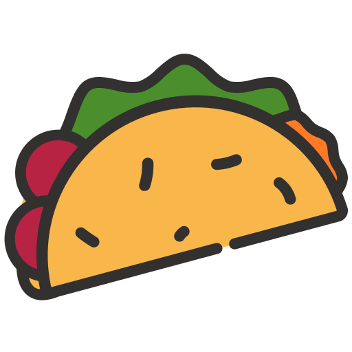 Tacos Generic Outline Color Icon