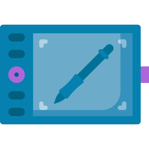 Graphic tablet Special Flat icon