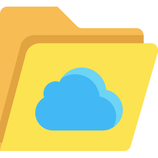 almacenamiento en la nube icono gratis