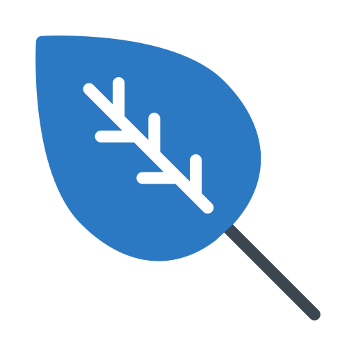 Leaf Generic Blue icon