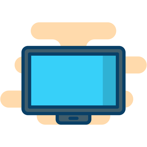 télévision Icône gratuit télévision Icône gratuit