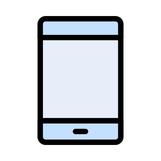 Mobile Vector Stall Lineal Color icon