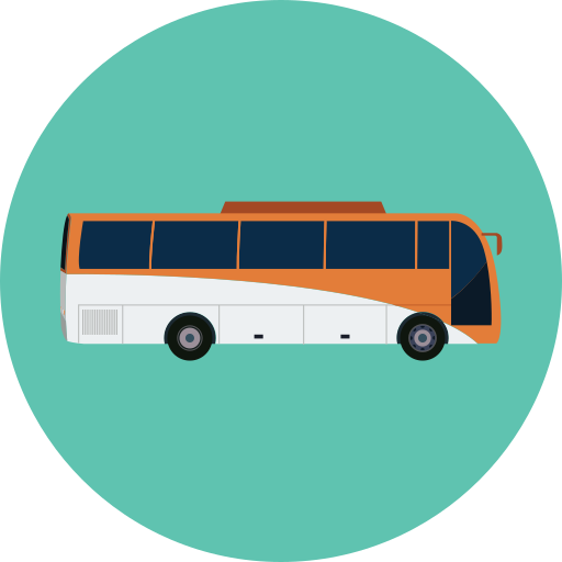 Bus Generic Circular Icon