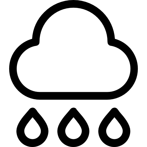 lluvia icono gratis
